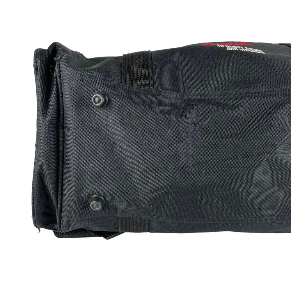 Vintage DARE Duffle Bag Large Sized Shoulder Strap Embroidered Logo Zipper Close